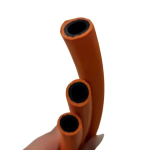 High Quality Flexible NBR Rubber Hose Delivery Oil Resistant Orange LPG Hose