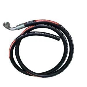 High Quality Flexible Synthetic Rubber Hydraulic Hose R1 R2 R12 Steel Wire Braided with Cutting Service for Mechanical Equipment