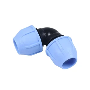 High Quality HDPE Drip Irrigation Accessories Water Supply Blue Black 20 110mm Elbows With Smooth Surface