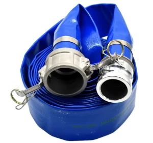 High Quality Heavy Duty Industrial Agricultural Flexible PVC Lay Flat Water Hose For Water Delivery Discharge Black Red Blue