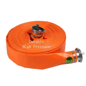 High Quality High Pressure Agricultural Irrigation Flexible PVC Layflat Discharge Hose Water Pump Lay Flat Hose