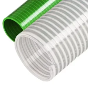 High Quality High Pressure Flexible PVC Helix Corrugated Suction Hose with Corrosion Resistance for Powdery Particle Transport