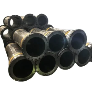 High Quality Large Diameter Dredge Discharge Hose Marine Rubber High Tensile Steel Wire Reinforced Abrasion Resistant Cutting