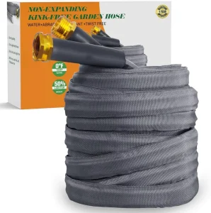 High Quality Leakproof Plastic 25ft 3/4 Inch Non Expandable Garden Hose Reel ANSI Standard TPE Inner Tube 4-6 Bar
