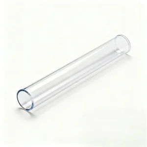 High Quality OEM Custom Size Clear Transparent Plastic Packaging Tube with Screw Cap Factory Price