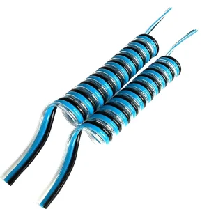 High Quality PU Double-Row Spring Air Hose for Automation Equipment Pressurized Conveying Pipeline Parallel Telescopic
