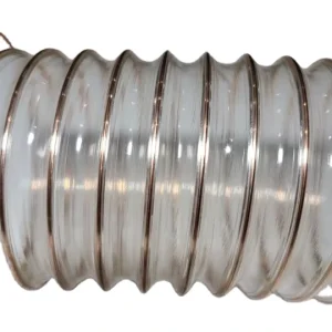 High Quality PU Flexible Polyurethane Ducting Hose Spiral Clear Reinforced PU Ventilation Duct Hose