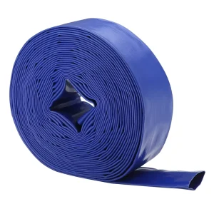 High Quality PVC Blue Lay Flat Discharge Water Hose Pipe 1 2″ for Pool Pump Farm Agriculture Irrigation PVC Hoses