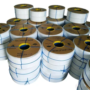 High Quality PVC Layflat Hose Plastic Irrigation Pipe for Farming Agricultural Use 4 Bar