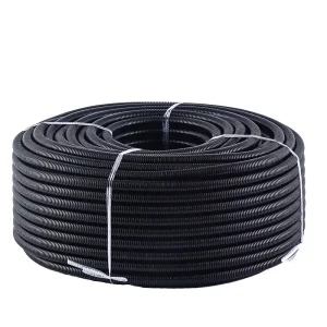 High Quality Plastic Corrugated Conduit Pipe for Electrical Wiring Flexible PVC Hose with UV Resistance Fireproof Orange