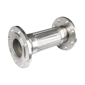High Quality Ss304 316 Flange Flexible Metal Hose with Corrugated Weave Suitable for Steam and Water Applications