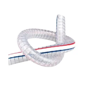 High Quality Transparent PVC Steel Wire Spiral 1/4 to 10 Inch Suction Drainage Hose