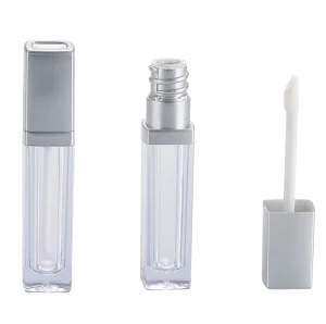 High Quality square Empty Plastic Lip Gloss Tube