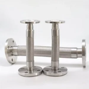 High Sealing Zero Leakage 304 Flanged Metal Braided Hose for Plumbing Fittings Pure Water Oil Equipment Corrosion Resistant