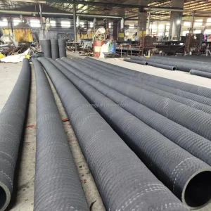High Strength 9.8mm Wall 152mm Inner Diameter Two Layer Steel Wire Braided NBR Oil Resistant Suction Discharge Pipe for Oil