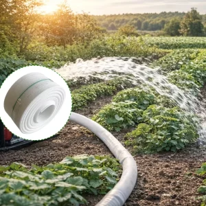 High Strength PE Soft Layflat Hose 12mm Diameter for Garden Water Transmission