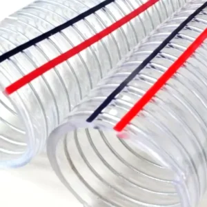 High Temperature 2 3 Inch Clear PVC Steel Wire Reinforced Flexible Duct Water Hoses
