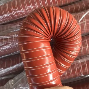 High Temperature Air Hose Hot Air Duct Flexible Silicone Heat Resistant Hot Air Duct Hose