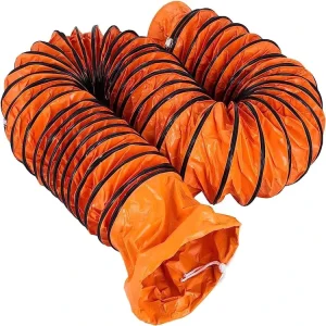 High Temperature Canvas Duct Hose Flexible Nylon Fabric Ventilation Pipe Industrial Air Ducting