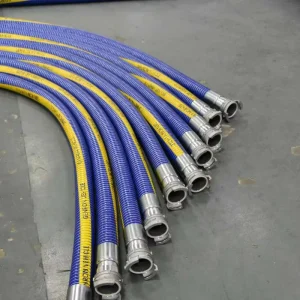 High Temperature Composite Hose for Hot Water Hot Oil Transfer with Galvanized Steel Wire