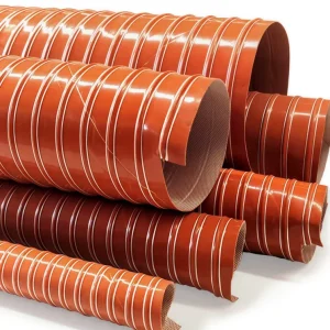 High-Temperature Flexible Braided Silicone Duct Hose Durable Anti-UV Non-Toxic High Pressure Custom Cutting Mould