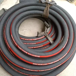 High Temperature Heat Resistant Steam Cloth Reinforced Hose High Pressure Steel Wire Braided Steam Cleaning Hose