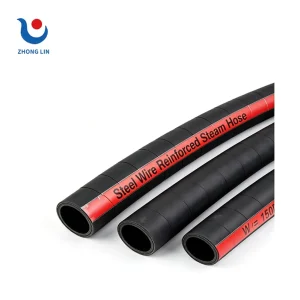 High Temperature Hydraulic EPDM Rubber Steam Hose for Steam Lines with Cutting Service -40C to +220C