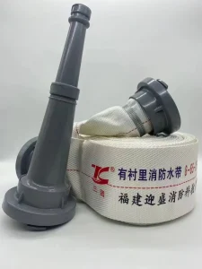 High Temperature Irrigation Hose Agriculture 10 bar 3 Inch Horse Pipe Flat Water Pump Hose 100m Canvas Fire Horse Pipe