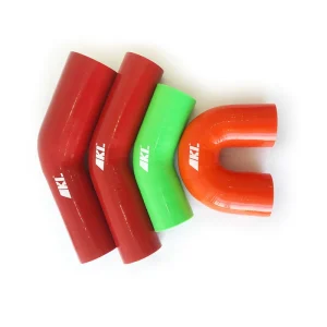 High Temperature Resistance Black Blue Red 51mm 63mm Cooling System 45 Degree Elbow Silicone Coupler Hose