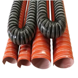 High Temperature Resistance Flexible Red Silicone Air Duct Hose HVAC Systems for Hospitals & Schools Rubber Hoses