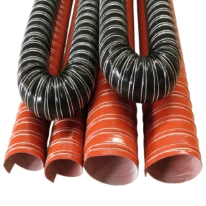 High Temperature Resistance Flexible Red Silicone Air Duct Hose for HVAC Systems for Hospitals and Schools