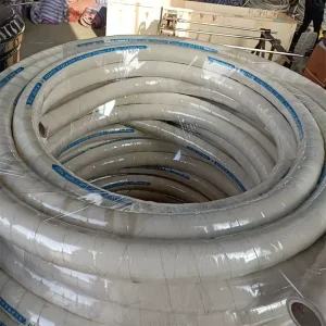 High Temperature Resistant Alkali Rubber Hose Food Grade 16bar Suction Cutting Processed Customizable Dimensions