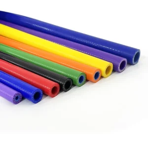 High Temperature Resistant Car Radiator Coolant Hose 4ply Braided One Meter Long Straight Silicone Hose