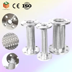 High Temperature Resistant Flange Metal Flexible Hose Stainless Steel Corrugated Pipe for Oil Gas Water