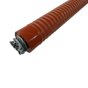 High Temperature Resistant PVC Brake Duct Hose Flexible Silicone Coated Fiberglass Plastic Tubes Insulation Durable Versatile