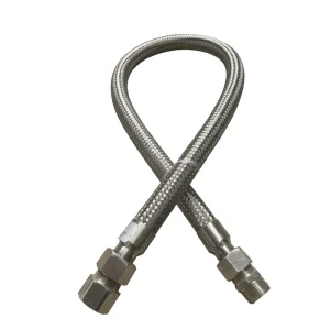 High Temperature Resistant SAE 100 R14 PTFE Hose Stainless Steel Braided Reinforced Chemical Flexible Pipe