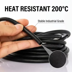 High Temperature Silicone Rubber Tube Tubing Pipe Heat Resistant Insulation Hose Factory Supply 3*5mm
