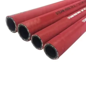 High Temperature Steam Hose Fabric Cloth Braid Industrial Rubber Pipe for Boiler and Factory Use