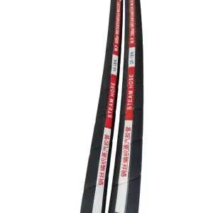High Temperature Steel Wire Braided Steam Hoses for Boiler Piping High Pressure Resistant Heat Acid Alkali Resistant Cutting