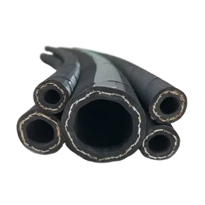 High Tensile Steel Wire Braided Wrapped Hydraulic Rubber Hose EN 853 1SN SAE 100 R1 for High Pressure Use