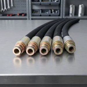 High Tensile Steel Wire Spiraled Hydraulic Rubber Hose 4sp 4sh High Pressure Flexible Pipe for Mining Hydraulic Tools