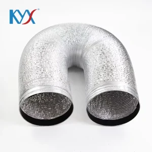 High Toughness Aluminum Foil Flexible Duct Pipe Air Ventilation Exhaust Hose for Cooker Hood
