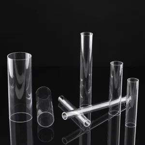 High Transparency Clear Extruded PMMA Plastic Tube Transparent Acrylic Cylinder Pipe Customizable Length Thickness Heat