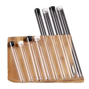 High Transparency Custom Size Clear Plastic Tubes & Pipes with Screw Cap for Cosmetic Packaging and Makeup Tools