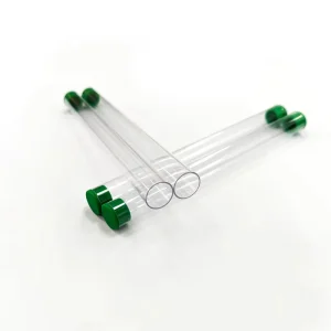 High Transparency Custom Size Clear Plastic Tubes and Pipes with Screw Cap for Gift Packaging Round Packaging Tubes