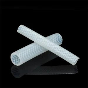 High Transparent 6*14mm Platinum Cured Water Milk Beer Steam Clear Dispenser Pipe Silicone Braided Hose