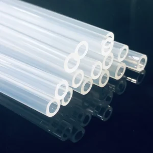 High Transparent Flexible Insulated Heat Resistant FDA/BPA Free 60-70A Hardness 100m/Roll Silicone Tubing