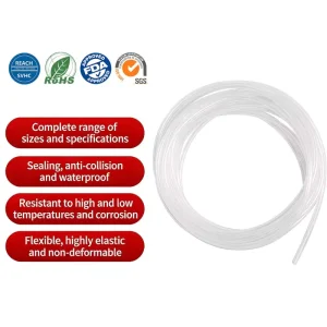 High-Visibility Sterilizable Hysteroscopy Irrigation Silicone Tube Medical-Grade Heat-Resistant Customizable