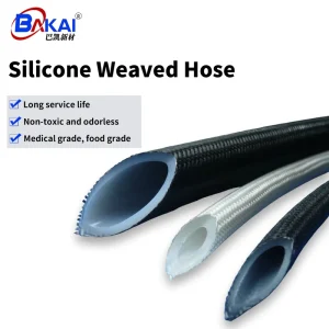 High Voltage Resistant Flame Retardant Silicone Fiberglass Sleeve for Steam Hose Insulation