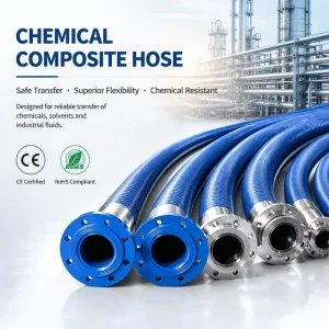 High and Low Temperature Resistant Chemical Hose -30~120℃ Composite Hose for Conveying Strong Acid Strong Alkali Waste Liquids